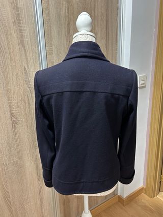 Chaqueta azul de paño