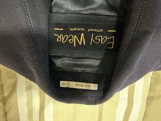 Chaqueta azul de paño