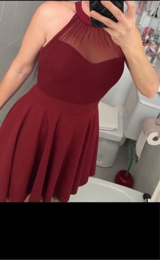 Vestido rojo corto