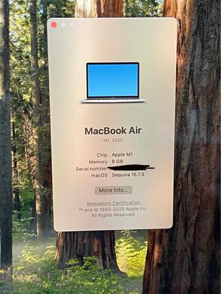 MacBook Air 13 M1 2020 Plata 8GB 256GB SSD