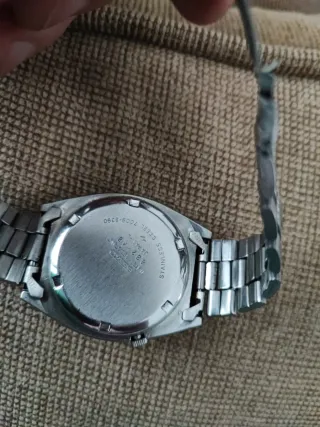 Reloj Seiko 5 Cuadrado Negro