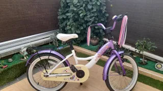 Bicicleta niña 18 pulgadas morada