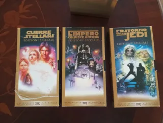 Cofanetto VHS Trilogia Star Wars Edizione Speciale