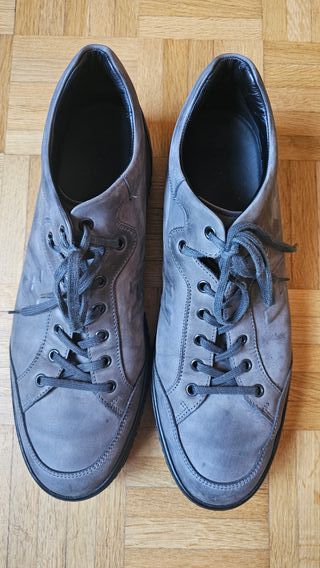 Sneakers Hogan Interactive in Nabuk Grigie