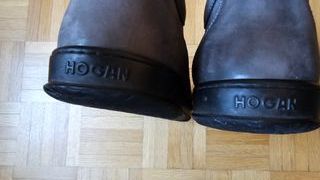 Sneakers Hogan Interactive in Nabuk Grigie