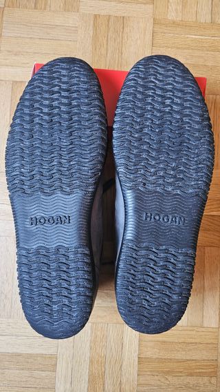 Sneakers Hogan Interactive in Nabuk Grigie