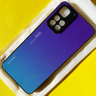 Custodia Xiaomi Note 11S in vetro temperato sfumato