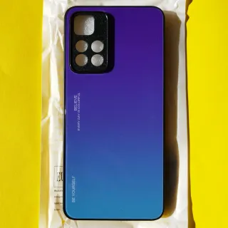 Custodia Xiaomi Note 11S in vetro temperato sfumato