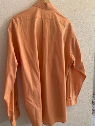 Camisa La Martina XL Naranja 100% Algodón