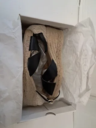 Sandali Geox Donna Tg 41 Beige/Nero