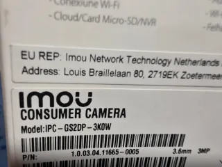 Cámara Vigilancia Imou Rex 3D