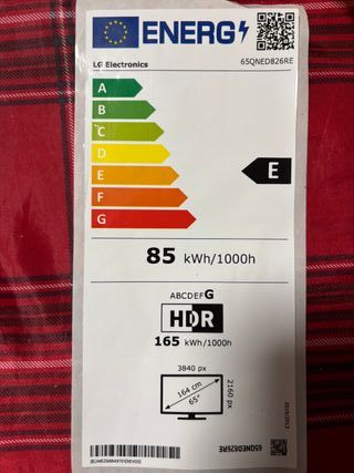 Televisión LG 65QNED826RE