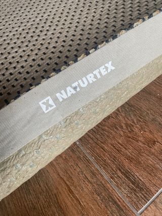 Alfombra grande fibra natural beige/gris