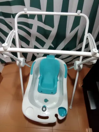 Bañera bebé Olmitos con patas plegables