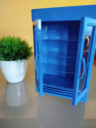 Frigorífico expositor de 2 puertas en miniatura