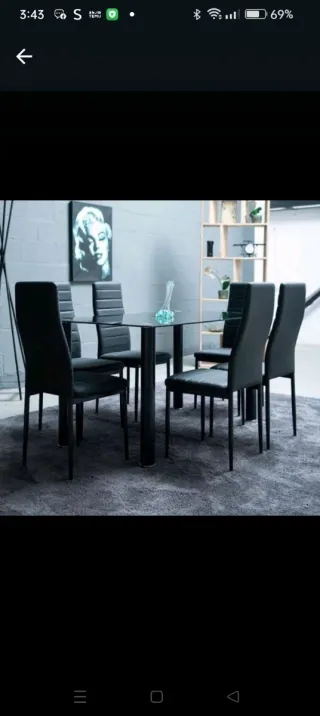 Cómoda de madera con 4 cajones