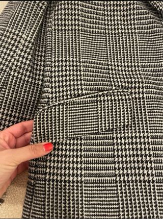 Cappotto Guess a quadri grigio