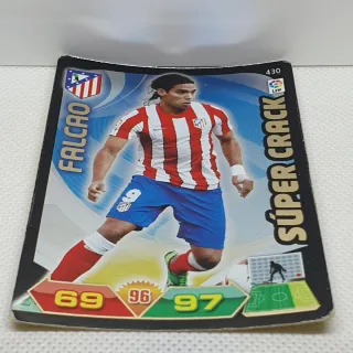 ⚽️ CROMO DE FUTBOL FALCAO SUPER CRACK 2011-12