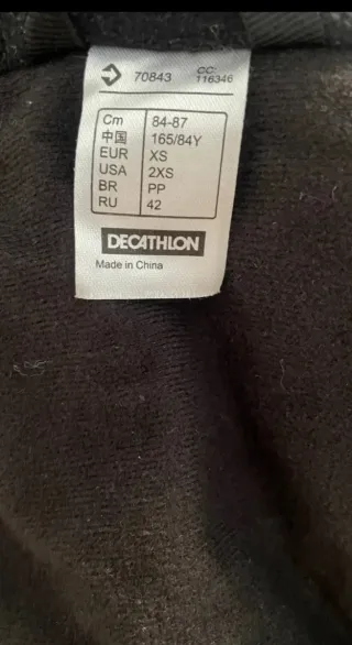 Traje de esquí mujer negro