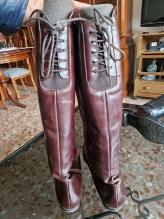 Botas altas piel Laura Amat