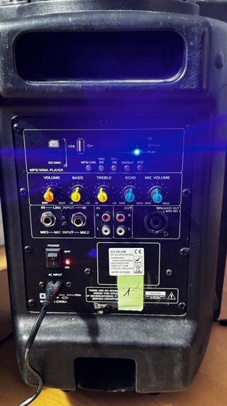 Pareja Altavoces Ibiza Sound 10” Activos USB