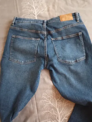 Pantalón skinny chico azul