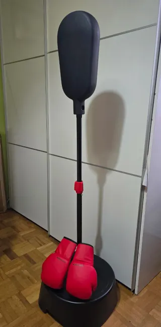 Punching ball y guantes boxeo