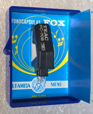 Cápsula Tocadiscos TEAC PC 708 FOX Y AGUJA FOX 832