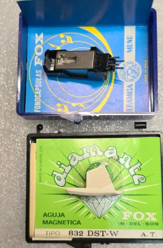 Cápsula Tocadiscos TEAC PC 708 FOX Y AGUJA FOX 832