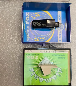 Cápsula Tocadiscos TEAC PC 708 FOX Y AGUJA FOX 832