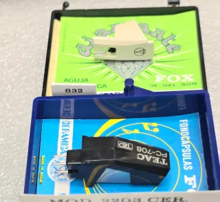 Cápsula Tocadiscos TEAC PC 708 FOX Y AGUJA FOX 832