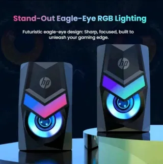 Altavoces HP con iluminación RGB