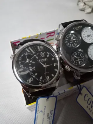 Coppia Orologi Coveri World Neri