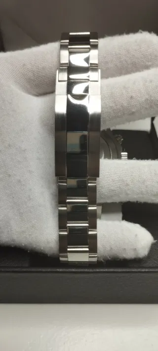 Reloj Seiko Mod Daytona Oyster Negro Azul Celeste