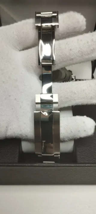 Reloj Seiko Mod Daytona Oyster Negro Azul Celeste