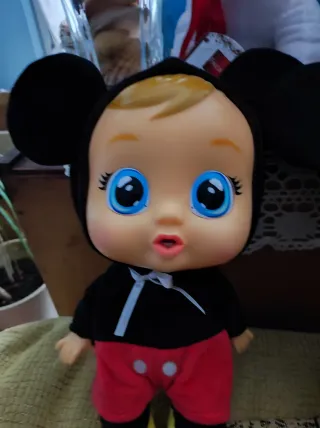 Muñecos Cry Babies Mickey y Minnie. Llorones.