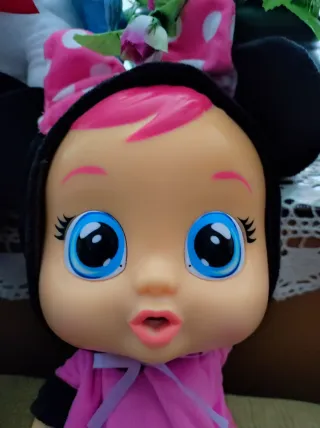 Muñecos Cry Babies Mickey y Minnie. Llorones.