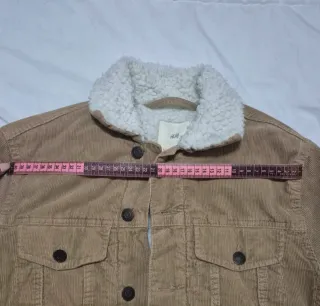 Chaqueta Pana H&M Borrego Beige