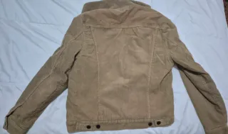 Chaqueta Pana H&M Borrego Beige