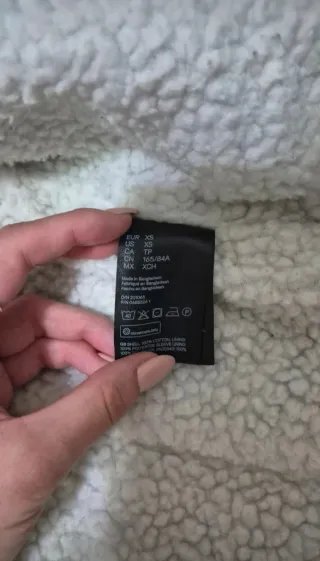 Chaqueta Pana H&M Borrego Beige