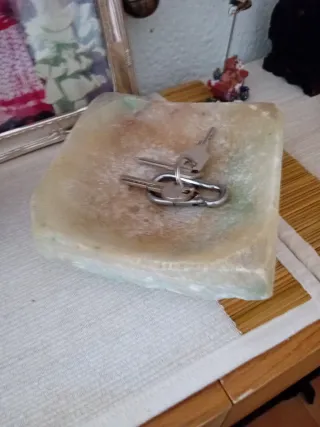 Bandeja decorativa de mármol de su epoca. Vintage