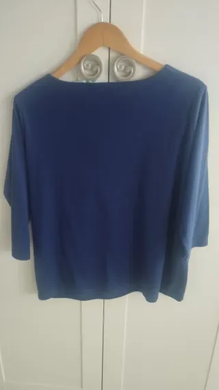 Camiseta Punto Roma Azul..