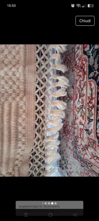 Copriletto matrimoniale tipo lana beige