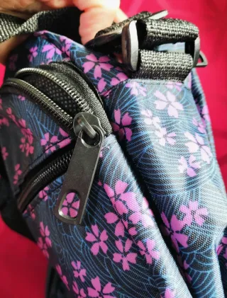 2 Borse a tracolla con fantasia floreale