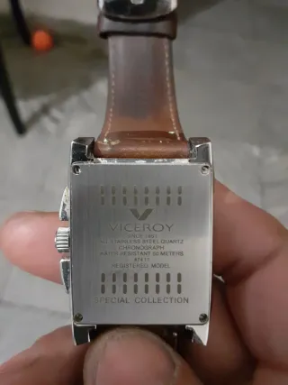 Reloj Viceroy Cronógrafo Hombre Marrón Negro