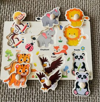 Lote de 5 Puzzles Infantiles Educativos