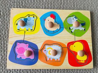 Lote de 5 Puzzles Infantiles Educativos