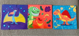 Lote de 5 Puzzles Infantiles Educativos