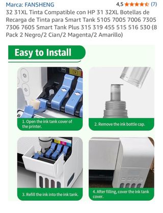 Tinta HP 31 32XL Compatible FANSHENG