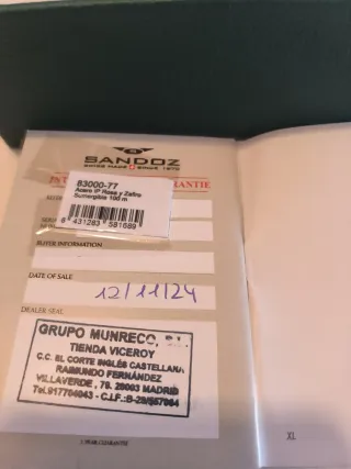 Reloj Sandoz Mujer Oro y Plata